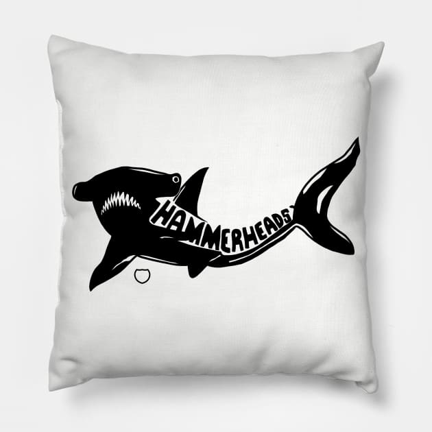 Hammerheads Pillow by Off Peak Co.