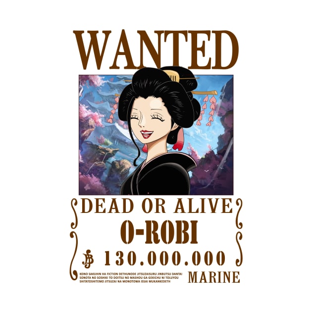 O-Robi Nico Robin Wanted by Teedream