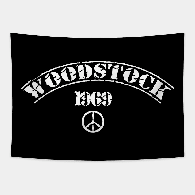 Woodstock 1969 Tapestry by emma17