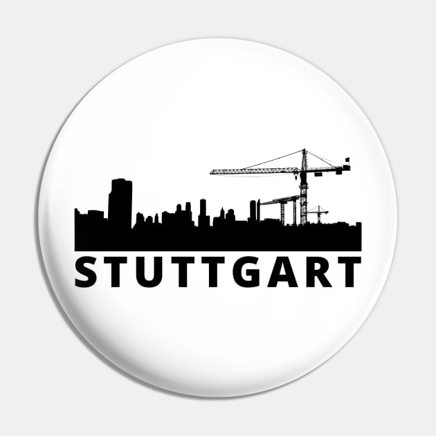 Stuttgart Skyline | Germany Pin by Merch4Days