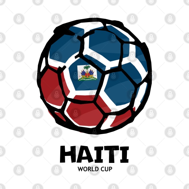 Haiti Football Country Flag by KewaleeTee