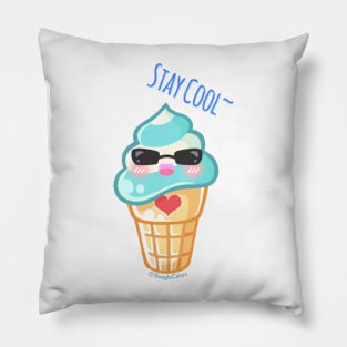 "Stay Cool" Ice Cream Pillow