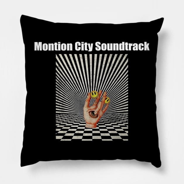 Illuminati Hand Of Montion City Soundtrack Pillow by Beban Idup