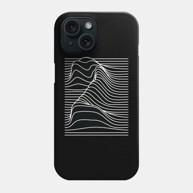 number 2 wavy lines Phone Case by lkn