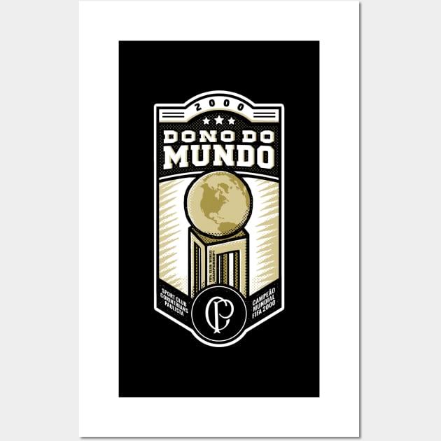 Corinthians Dono do Mundo - Mundial 2000 - Corinthians - Sticker