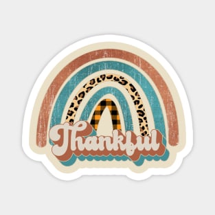 Thankful rainbow Magnet