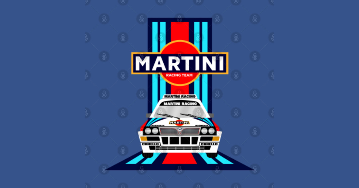 Martini Racing Vintage Art Motorsport TShirt TeePublic