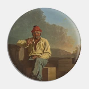 Mississippi Boatman by George Caleb Bingham Pin