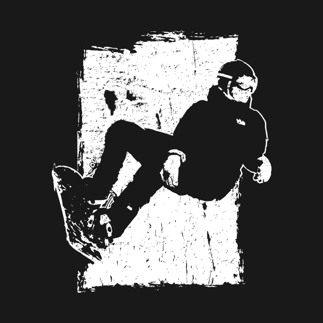 Snowboarder Snowboard Grunge Tshirt by HBfunshirts