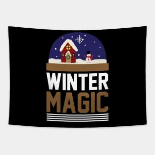 Winter Magic T Shirt For Women Men Tapestry