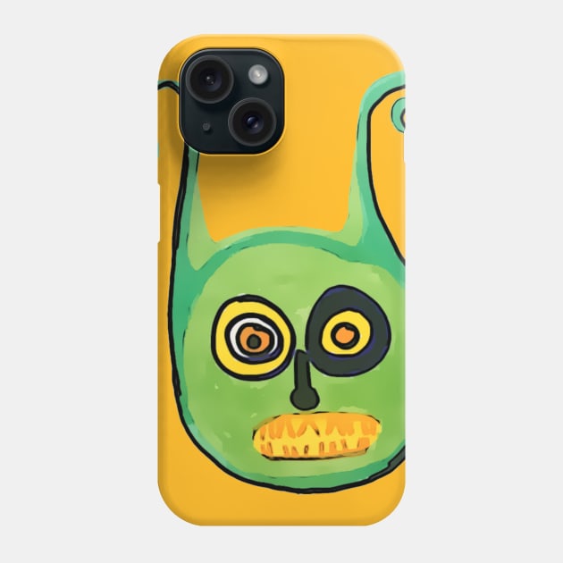 Greenie Meanie Phone Case by L'Appel du Vide Designs by Danielle Canonico
