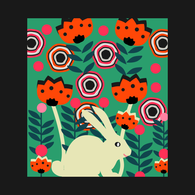 Little bunny in spring by cocodes