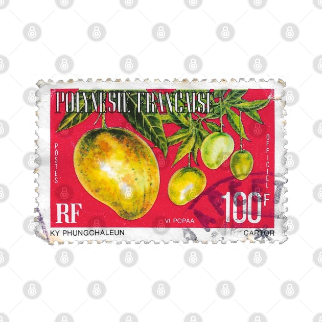 Vintage French Polynesia Stamp by yousufi