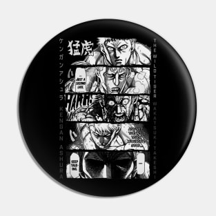 Wakatsuki Takeshi KENGAN - ASHURA - OMEGA Manga Anime Design V2 Pin