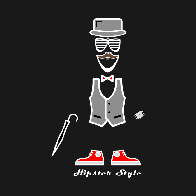 Hipster Guy Fashion by needthattshirt