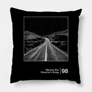 Deserter's Songs / Minimal Graphic Design Tribute Pillow