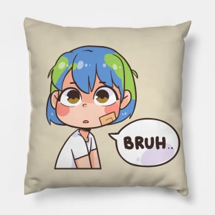 Earth-Chan Bruh Pillow