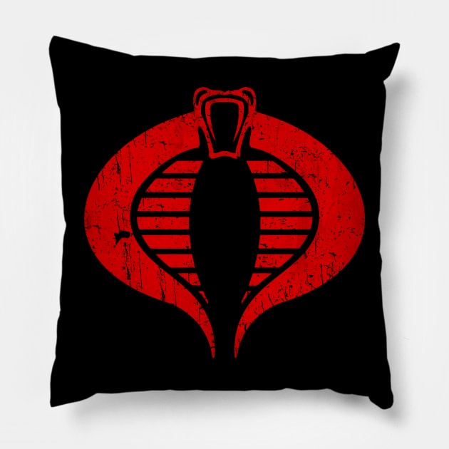 Cobra Commander // Dangerous Organization Pillow by Kiranamaraya