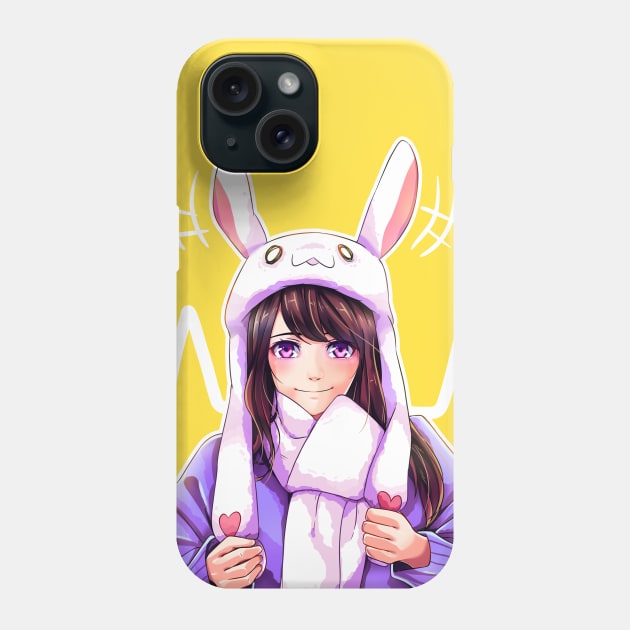 Kawaii Usagi girl Phone Case by Aitho Studio