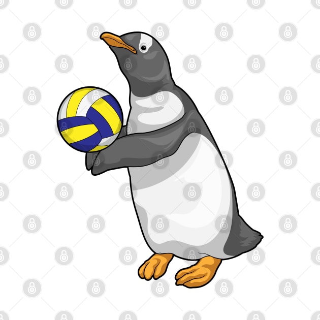 Penguin Volleyball player Volleyball by Markus Schnabel