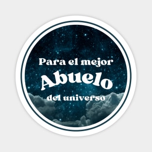 Para el mejor Abuelo del Universo. Idea de regalo para papá en su día. Día del Padre Magnet