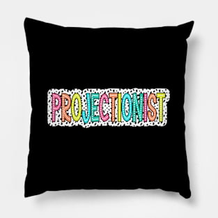 Projectionist Film Buff Movie Projectionist Film Operator Pillow