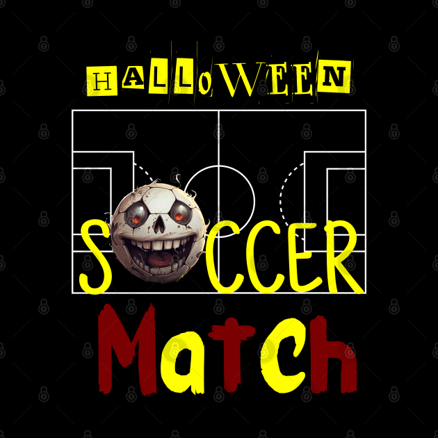 Halloween Soccer Match by FehuMarcinArt