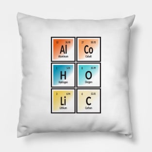 Alcoholic | Periodic Table of Elements Pillow