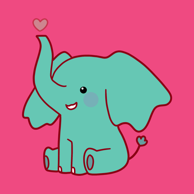 Heart Elephant by saradaboru