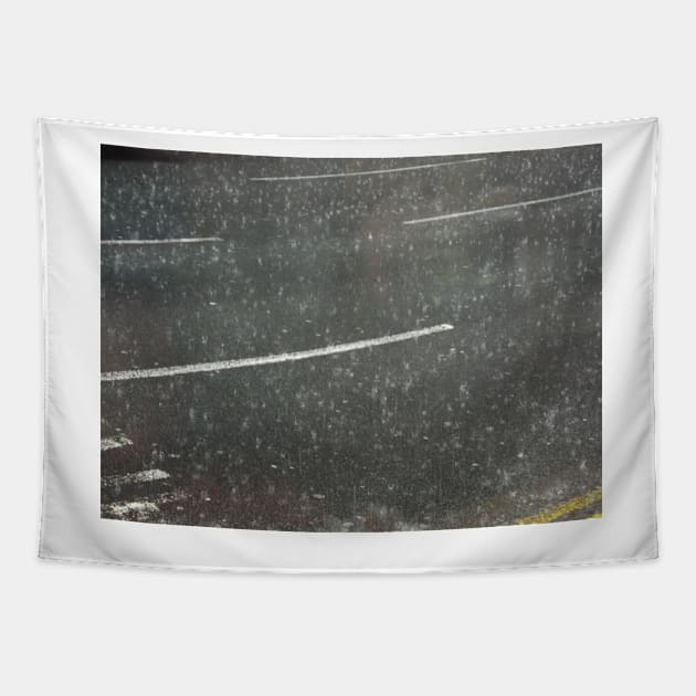 Manchester Rain Tapestry by Colin-Bentham