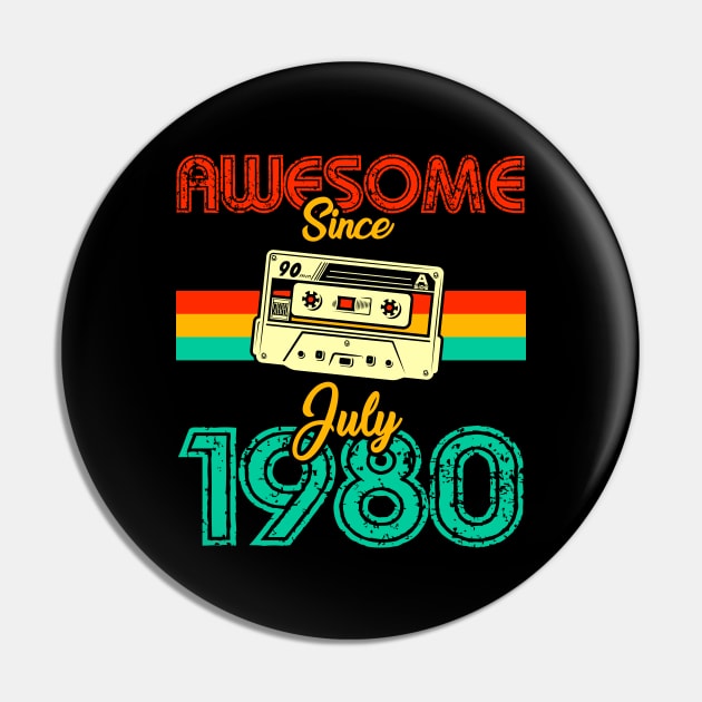 Awesome since July 1980 Pin by MarCreative