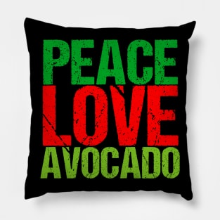 Peace Love Avocados Pillow