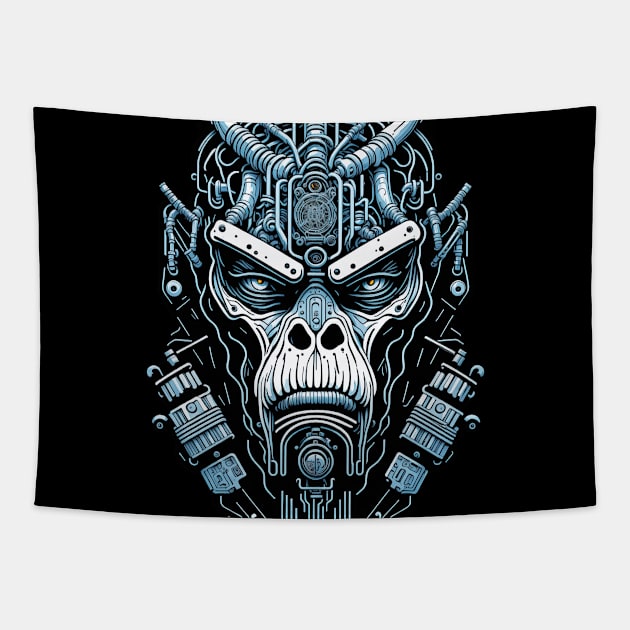 Techno Apes Tapestry by Houerd