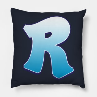 R - Blue Pillow