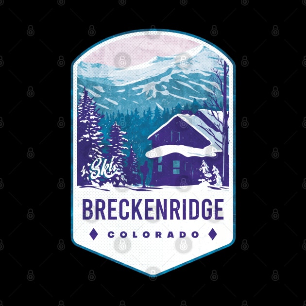 Breckenridge Colorado Ski Badge by JordanHolmes