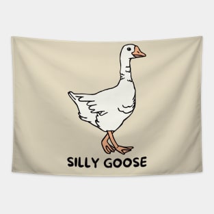 Silly Goose Pocket Patch Tapestry