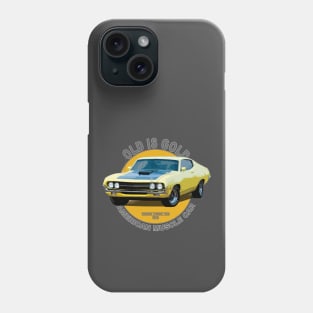 Torino 429 Super Cobra American Muscle Car 60s 70s Old is Gold Phone Case