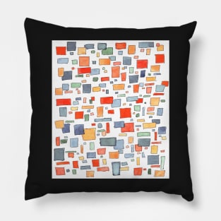 Coral Grid Pillow