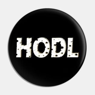 Blockchain hodl crypto currency Pin