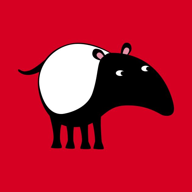 Malayan Tapir by NicSquirrell