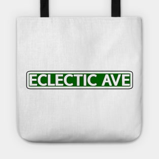 Eclectic Ave Street Sign Tote