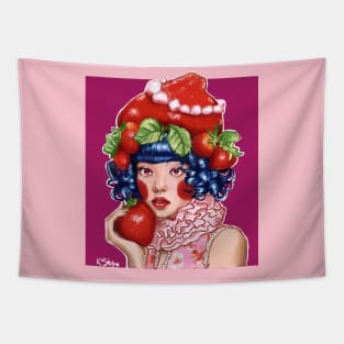 Strawberry Girl Tapestry