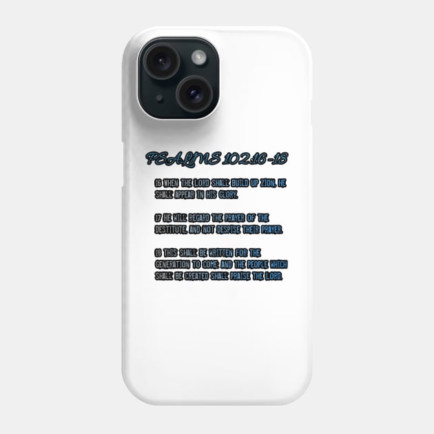 Psalms 102:16-18 Phone Case by Yachaad Yasharahla