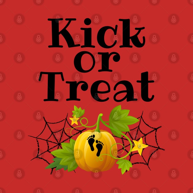 Kick or treat Halloween Pregnancy by JustBeSatisfied