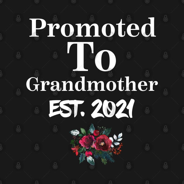 Promoted To grandmother Est 2021 Shirt New  grandmother Christmas by Design stars 5