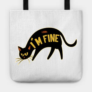 black cat Tote