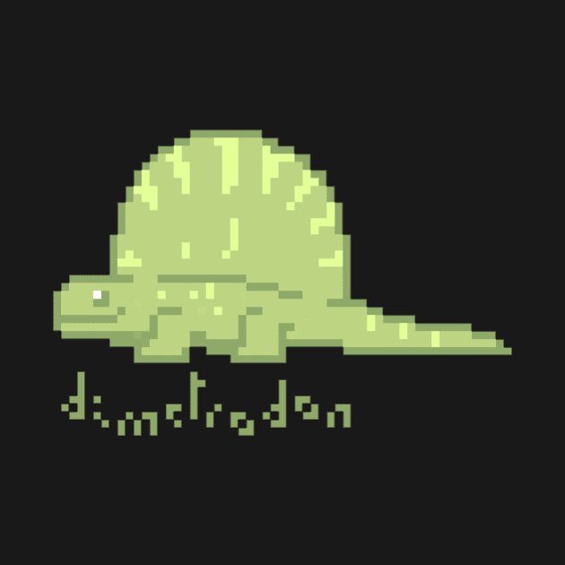 Pixel Art Dimetrodon by Trijucre