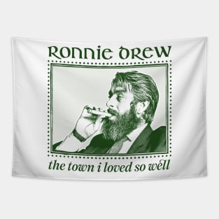 Ronnie Drew /// Vintage Style Fan Design Tapestry