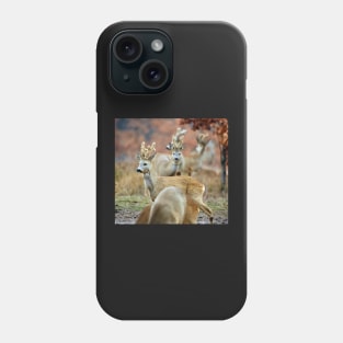 Roe deer family Phone Case