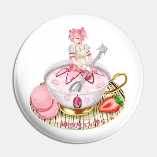 Madoka in a Teacup Pin